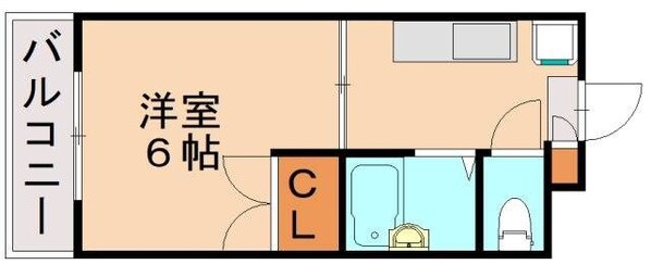 竹下駅 徒歩2分 2階の物件間取画像